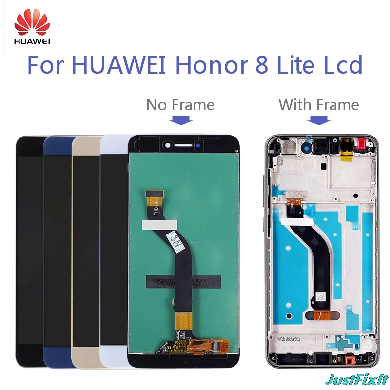 Сенсорный экран для HUAWEI Honor 8 Lite оригинальный ЖК дисплей с рамкой PRA TL10 LX1 LX3|Экраны