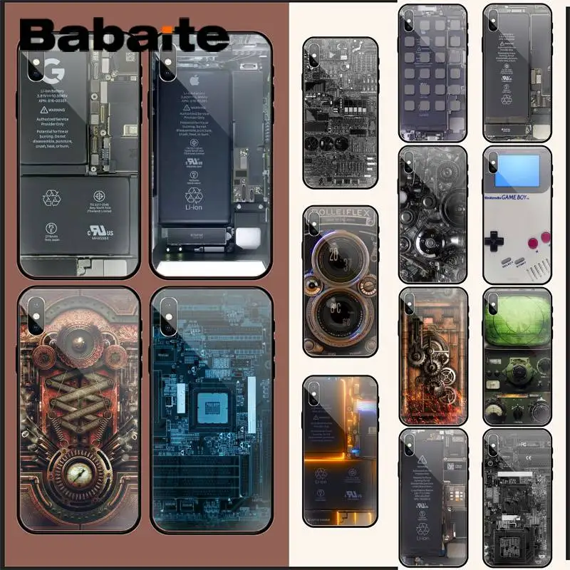 Чехол для телефона Babaite с изображением настенной батареи Ferrari engine steampunk DIY iPhone XR XS