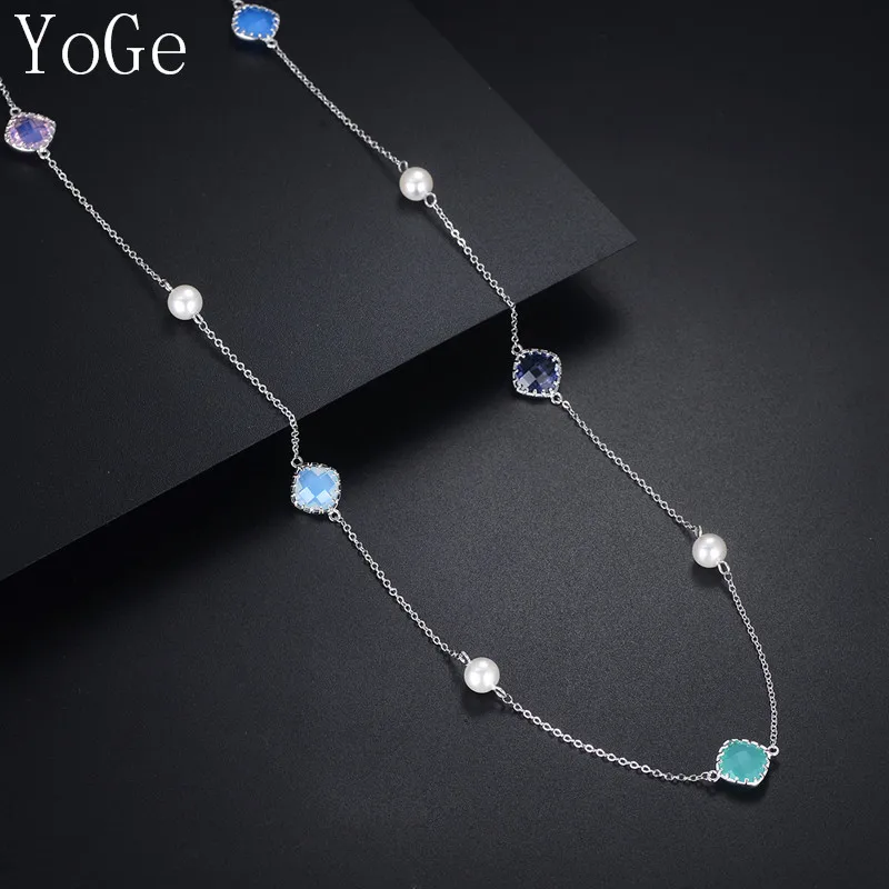 YoGe ювелирные изделия для свадьбы и вечеринки P1183 роскошное многоцветное женское