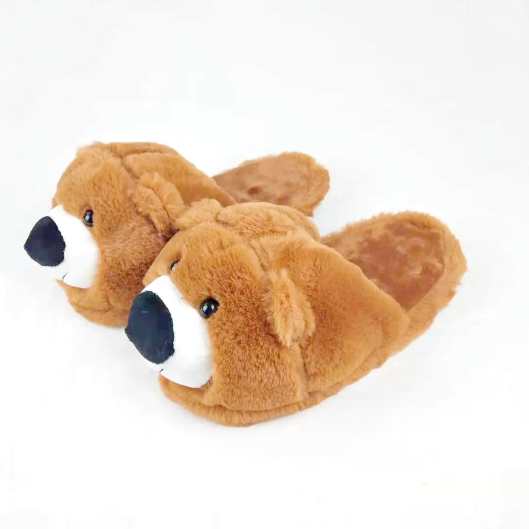 

Cute Animal Alpaca Slippers For Women Furry Fur Slides Indoor Home Slippers 2021 Woman Girls Autumn Winter Fuzzy House Slipper