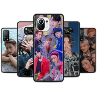 ateez hongjoong seonghwa silicone phone case for xiaomi poco x3 nfc x3 pro m3 pro 5g f3 gt x3 gt pocophone f1 soft back cover