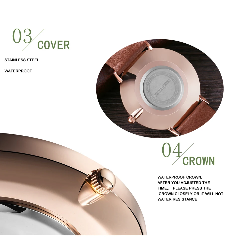 Часы Hannah Martin Мужские кварцевые роскошные брендовые модные деловые