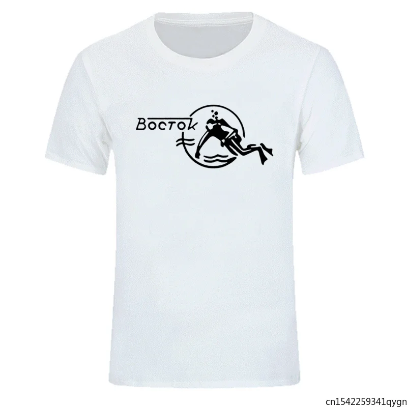 

Summer New Fashion Cool Men Funny Tshirt Vostok Scuba Dude Printed Short Sleeve T-Shirts