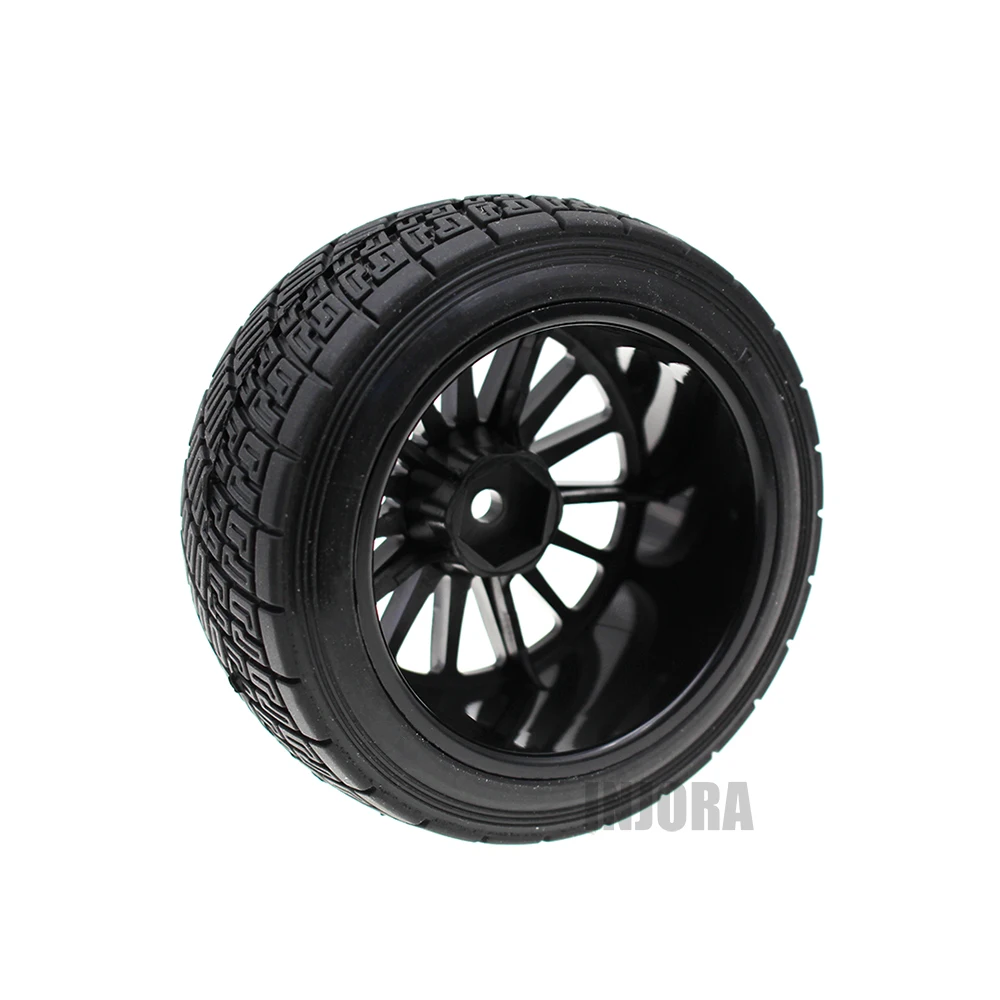 Резиновые шины и обод колеса INJORA для внедорожника HPI WR8 1/10 4 шт. HSP 94177 | Игрушки