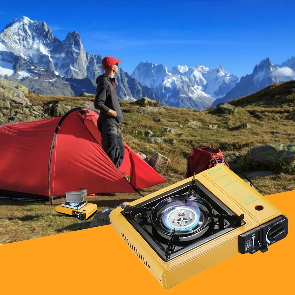 КВт кассета для кемпинга пикника гриля газовые плиты горелка мини-кассета печь