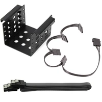 2 5 ssd sata to 3 5 hard drive adapter internal drive bay converter mounting bracket caddy tray for 2 5 hdd with cable