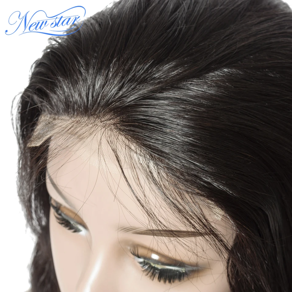 200% плотность тела волна 5x5 закрытие парик Новая звезда индивидуальные кружевной