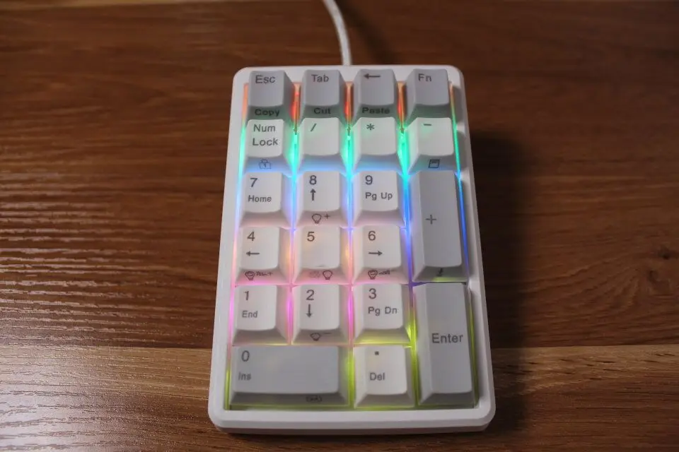 Niz с подсветкой нумпад 45g емкостный коврик механическая клавиатура num pad для