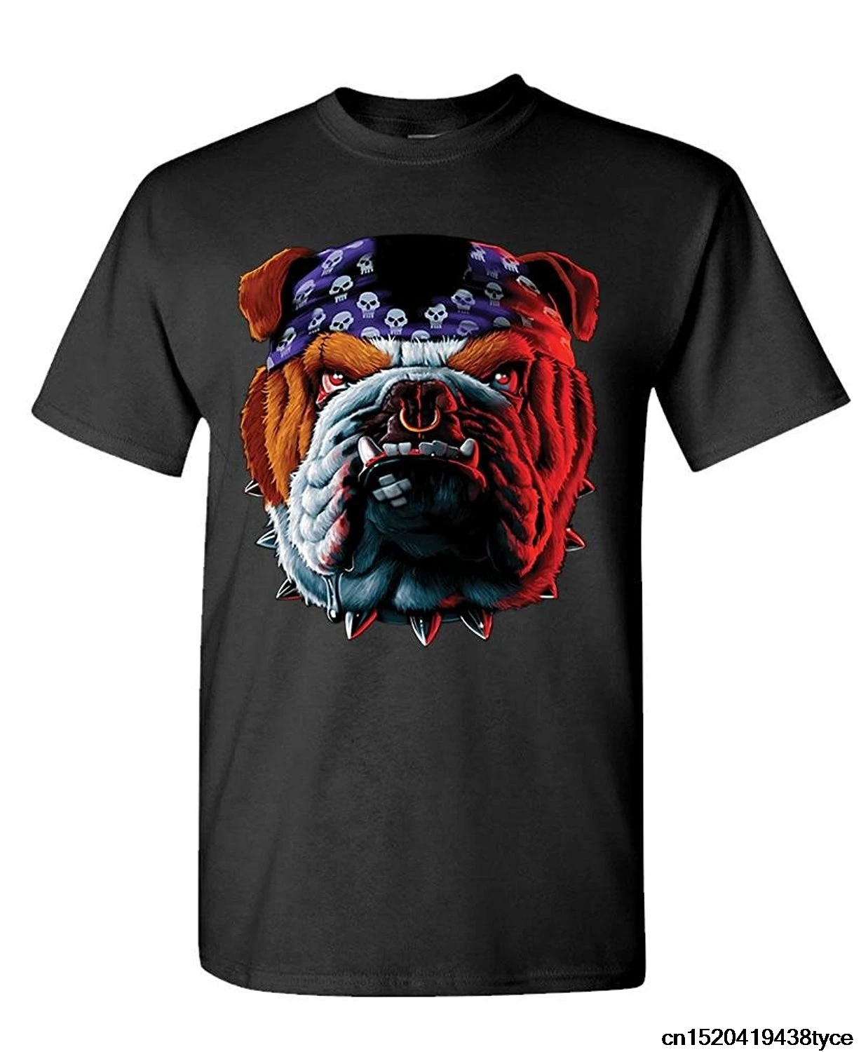 Мужские высококачественные футболки бульдог американский бульли собака