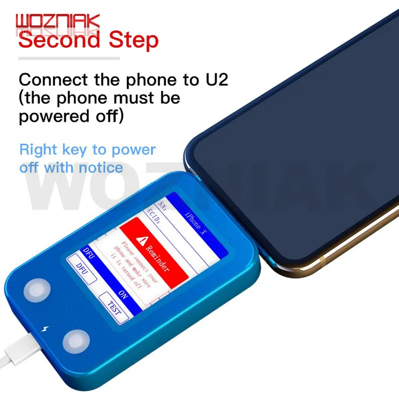 WOZNIAK JC U2 Tristar Тестер быстрый детектор для iPhone U2 заряд IC дефект Быстрый тестер SN серийный номер Быстрый детектор считыватель