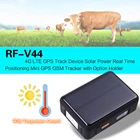 Автомобильный GPS-трекер с функцией контроля температуры, устройство для отслеживания коровы, работает от солнечной батареи, с функцией GPS, GSM, Wi-Fi, LTE