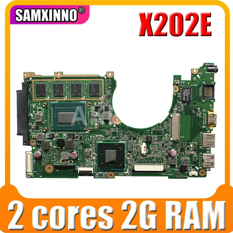 X202E материнская плата 2 Гб REV 0 ядра для For Asus X201E S200E ноутбука плата|laptop motherboard|rev 2.0x202e