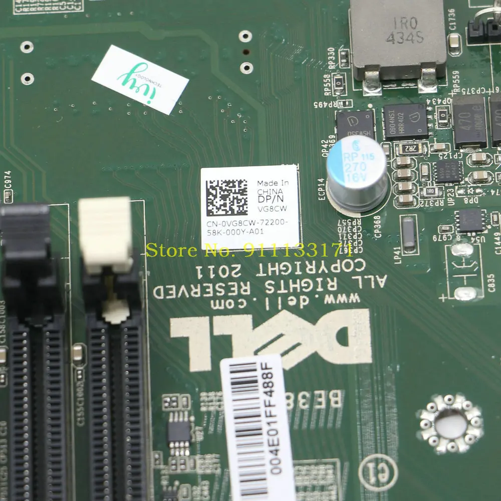 Для DELL Precision T3610 материнская плата рабочей станции VG8CW 0VG8CW LGA2011 DDR3 производитель
