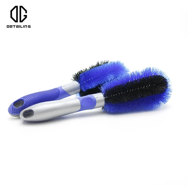 Щетка с мягкой пластиковой щетиной для мойки колесных шин автомобилей и