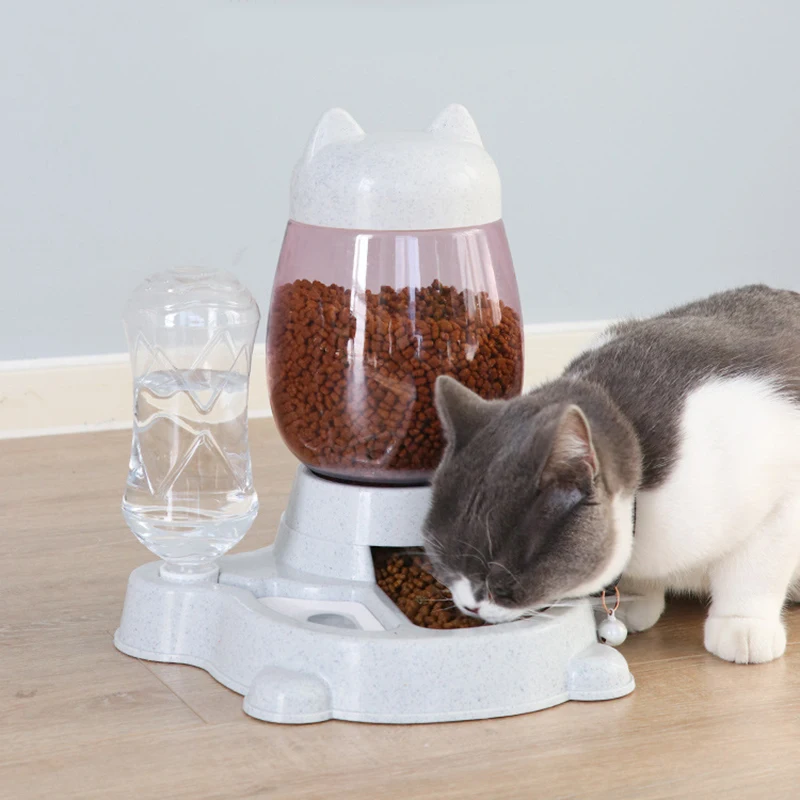 Автоматическая кормушка для собак кошек миска питья воды кормления 2.2л большая