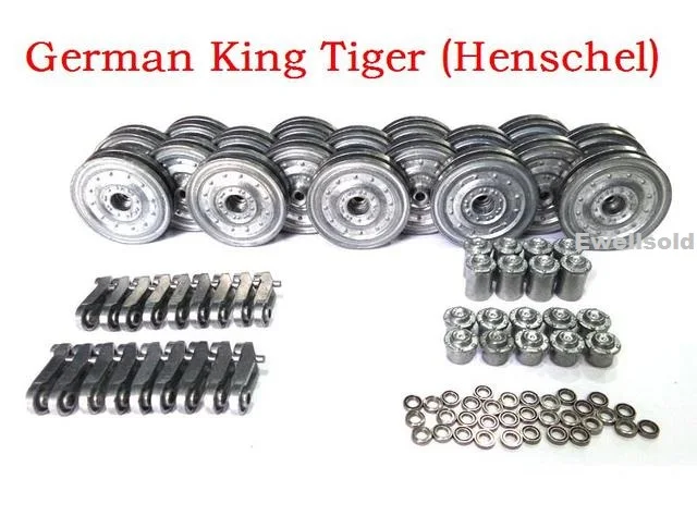 HENGLONG 3888/3888A-1 1 1:16 обновленные детали немецкого танка King Tiger RC стальная коробка