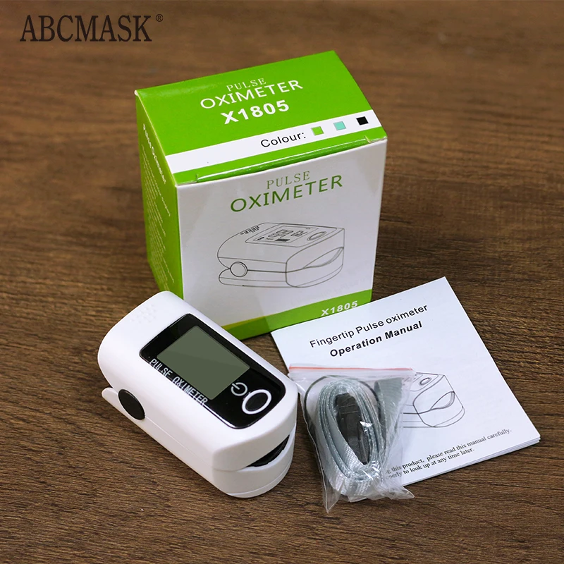 Медицинский бытовой цифровой Пульсоксиметр на палец измеритель насыщения крови
