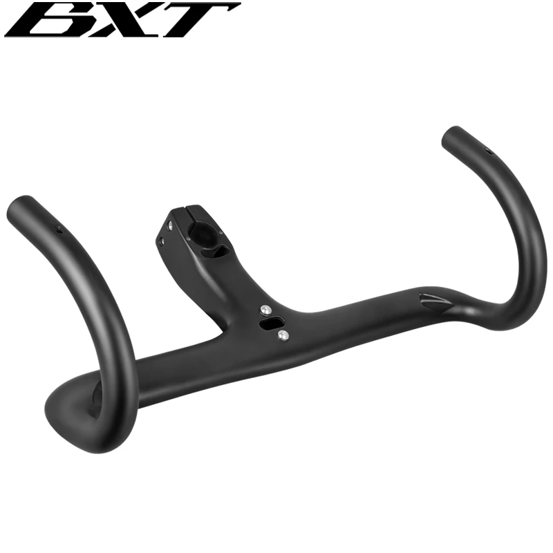 Купить Полностью углеродный дорожный Интегрированный руль полностью Скрытый Кабель из углеродного волокна дорожный руль Bicicleta шоссейный гоночны...