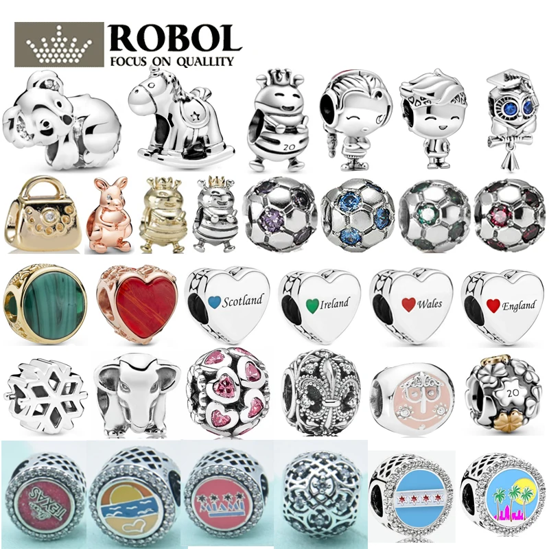 

Шарм PBD ZZ 05, серебро 925 пробы, с оригинальным логотипом, Прямая поставка с завода, оптовая продажа, серия United Kingdom, Шарм с героями мультфильмов, ...