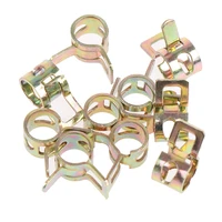 10pcs spring band fuel hose clips silicone pipe clamp reusable optional clamp 6mm 7mm 8mm 9mm 10mm