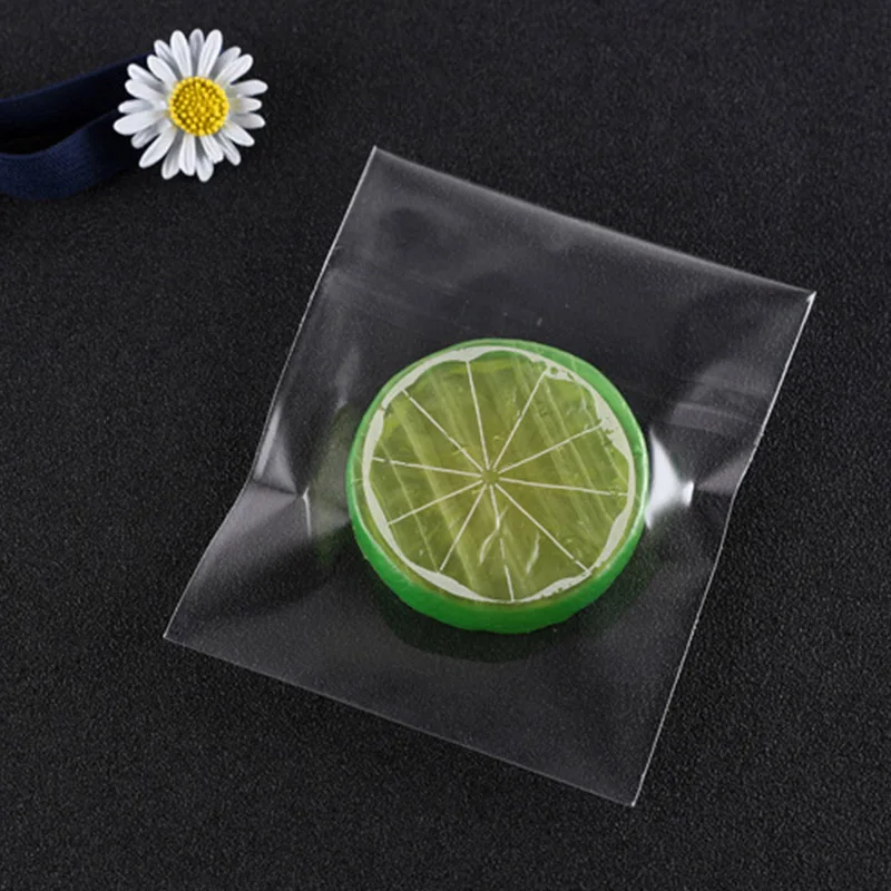 100 шт. пластиковые прозрачные/матовые целлофановые пакеты для конфет и печенья с
