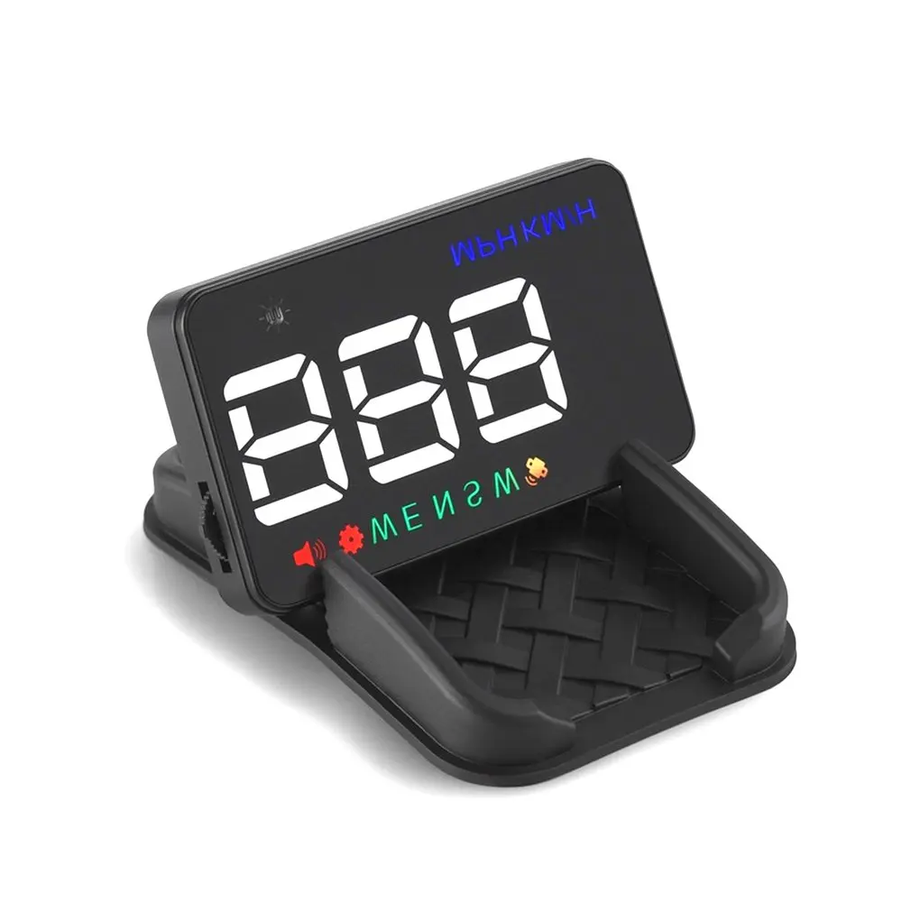 

Universal Car HUD GPS Speedometer Speed Head Up Display A5 Digital Over Speed Alert Windshield Projector Car Navigation