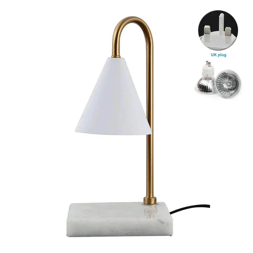 

Multifunction Melt Lamp Fragrance Modern Simple Home Bedroom Office With Stone Base Durable Restaurant Room Warmer Reading