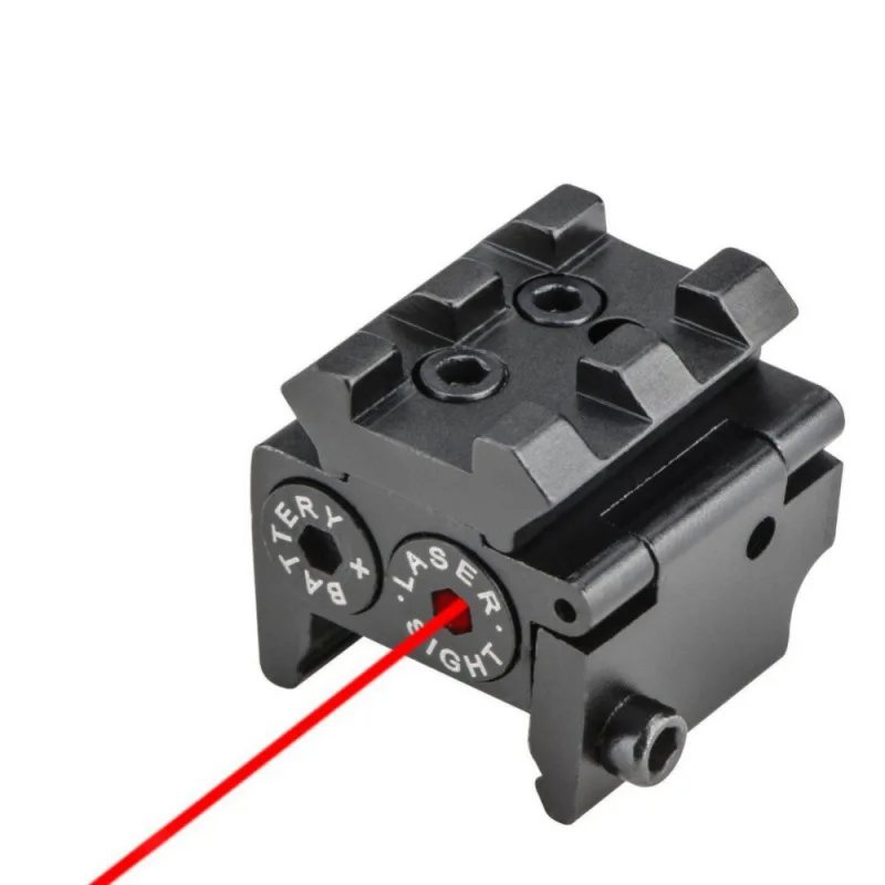 Тактический Мини Регулируемый компактный Красный точечный лазерный прицел