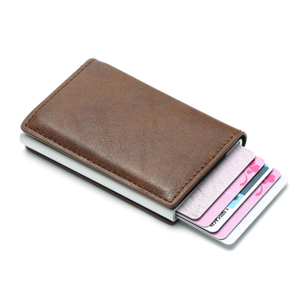 Держатель для кредитных карт из искусственной кожи сумка хранения деловой