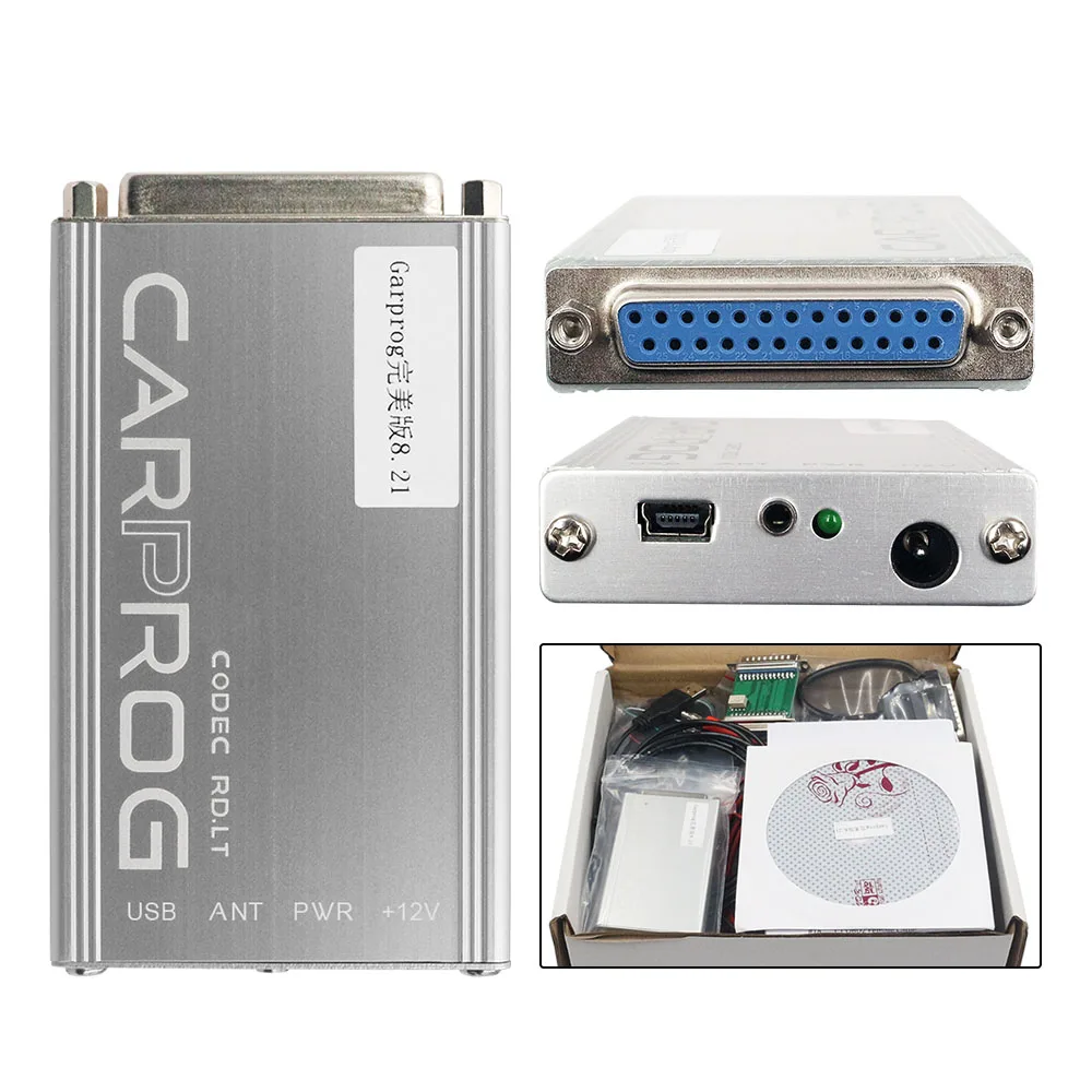 Автомобильный тюнинг-программатор Prog V8.21 Carprog V10.93 с 21 адаптером ECU инструменты для