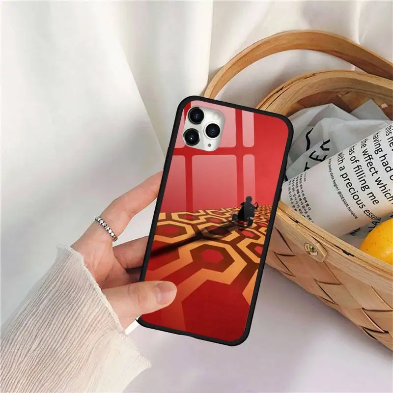 

The Shining Horror Film Phone Case Tempered glass For iphone 11 12 PRO MAX X XS XR 5C 6 6S 7 8 plus