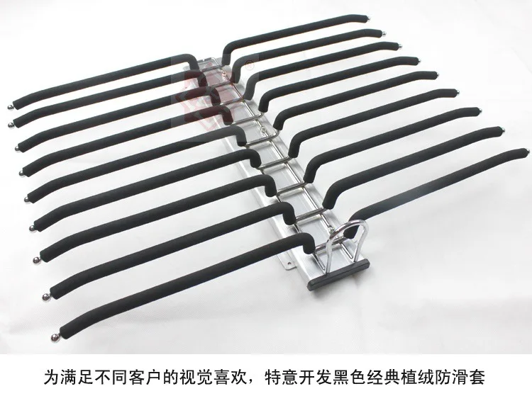 

Supply top-mounted double-row trouser rack, push-pull stretch trouser rack, multi-function thickened trouser rack, trouser draw