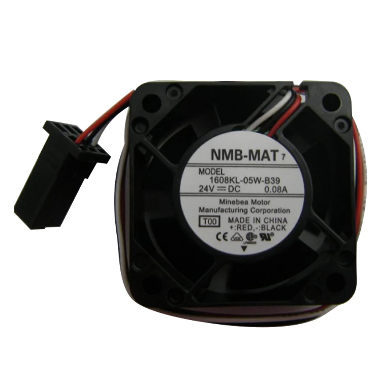 Абсолютно 1608KL-05W-B39 4020 40*40*20 мм 24 В 0.08A аутентичный водонепроницаемый вентилятор радиатора - Цвет: Fanuc plug