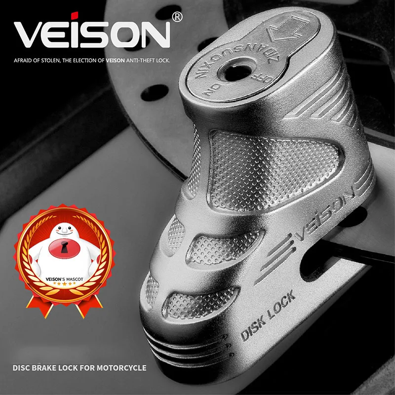 VEISON мотоциклетный дисковый замок защита от кражи бунта ключи из цинкового сплава