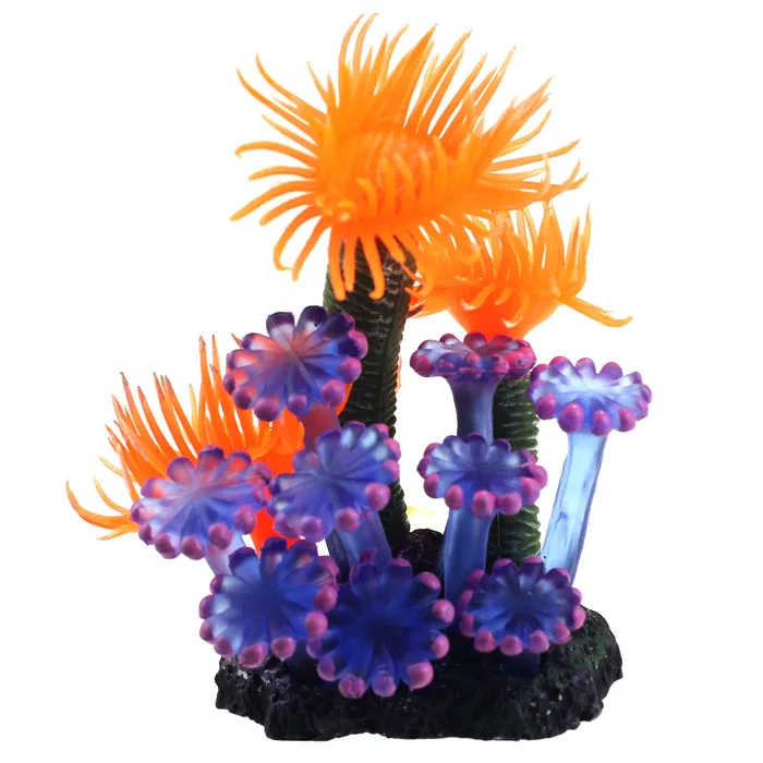

Creative Mountain Home Soft Artificial Resin Coral Fish Tank Aquarium Lovely Decoration Landscape Lovely Ornament Accessories