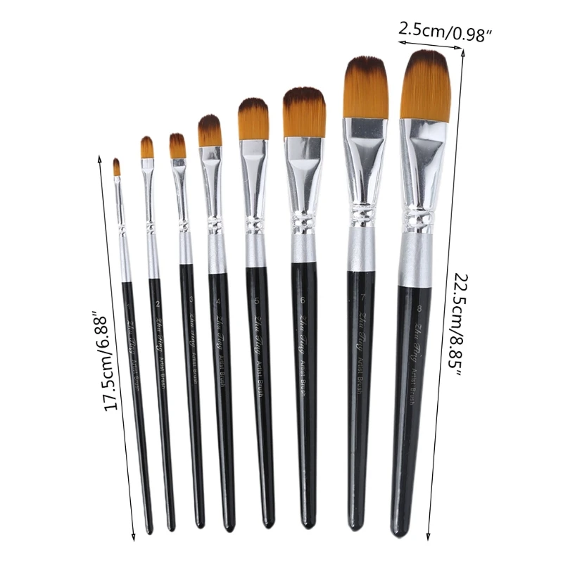 

MXLC Paint Brushes Set Acrylic Paint Brush Watercolor Brushes Oil Brushes with Case Artist Brushes Gouache Brushes