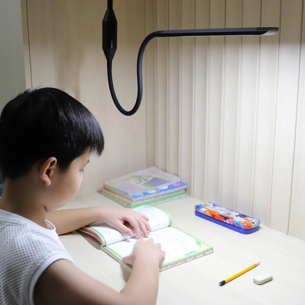 Светодиодная настольная лампа с защитой глаз очень длинным кронштейном и