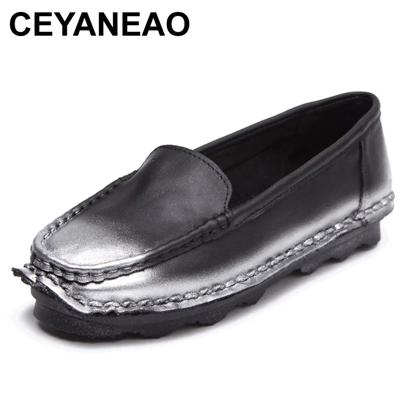 

CEYANEAO 2021 весенняя обувь из натуральной кожи женские слипоны топ-сайдеры ручной работы мягкие разноцветные винтажные лоферы на плоской подошве для женщин