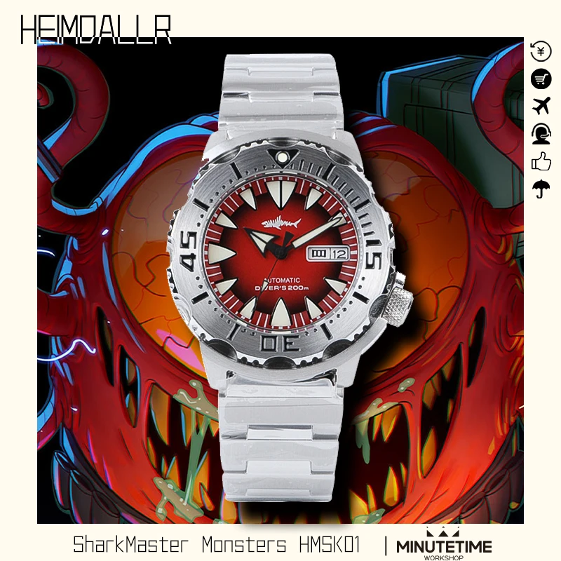 

Heimdallr Automatic Diving Watch SRP313 Luminous 200m Waterproof Sapphire Stainless Steel Mechanical Wristwatch Prospex Monster