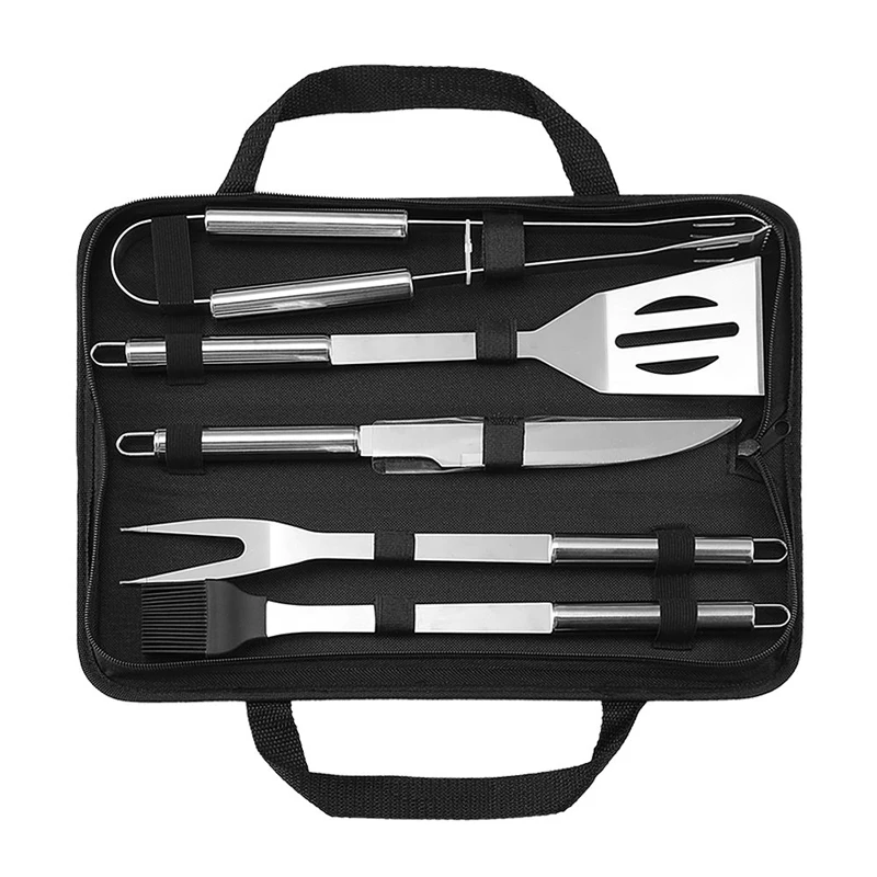 

18Pcs Barbecue Grillen Gereedschap BBQ Keukengerei Rvs BBQ Tool Set Camping Outdoor Cooking Gereedschap Barbecue Accessoires