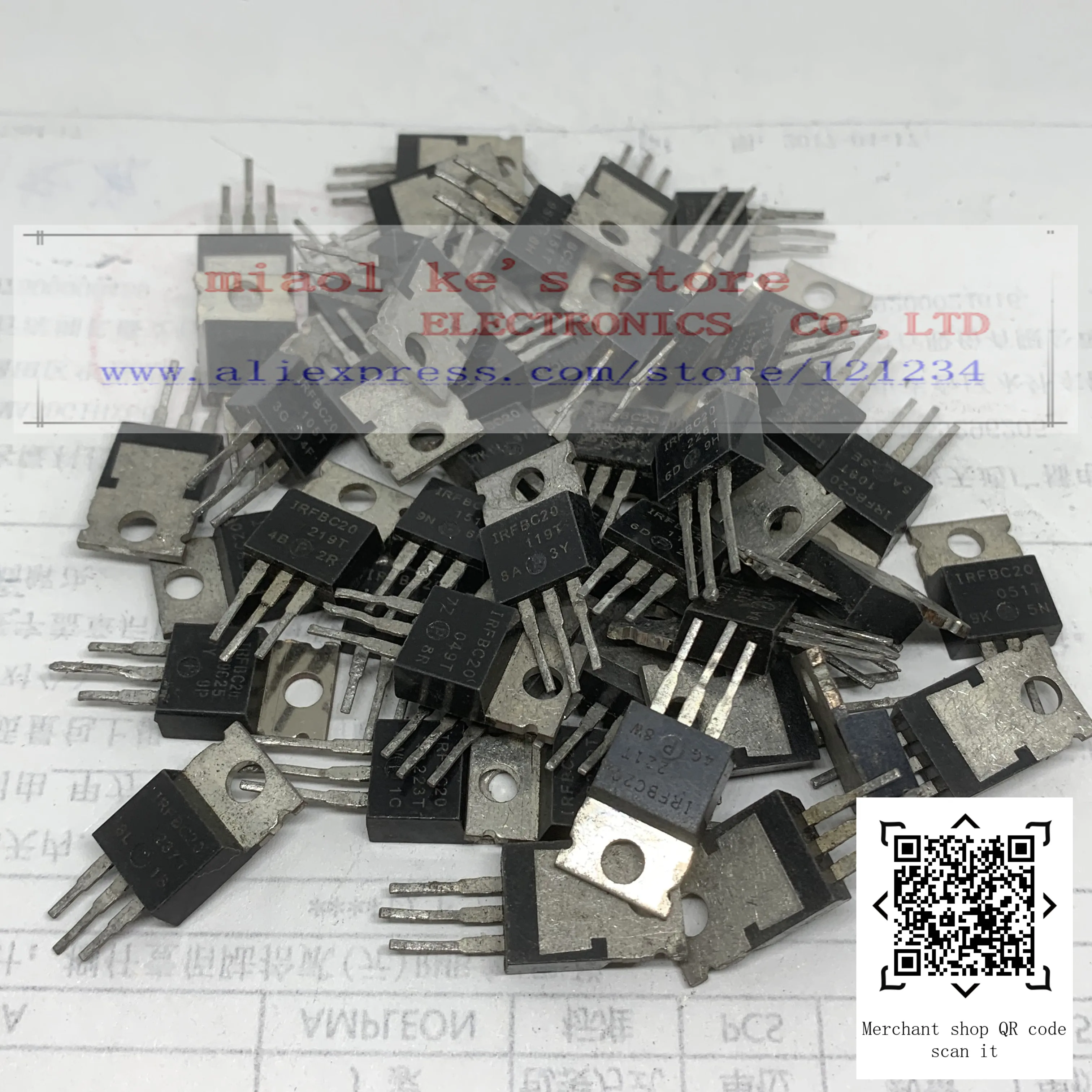 [10 шт.] подержанные товары IRFBC20 IRFBC40 IRF4BC20|Диоды| |