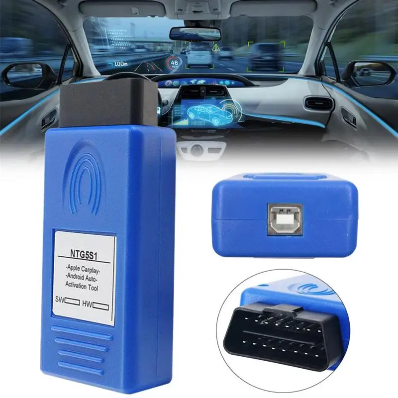 

Автомобильный инструмент для активации OBD 2 NTG5 S1 Plug And Play для Mercedes Benz, совместимый с Apple Carplay и Android NTG5.1 через OBD2
