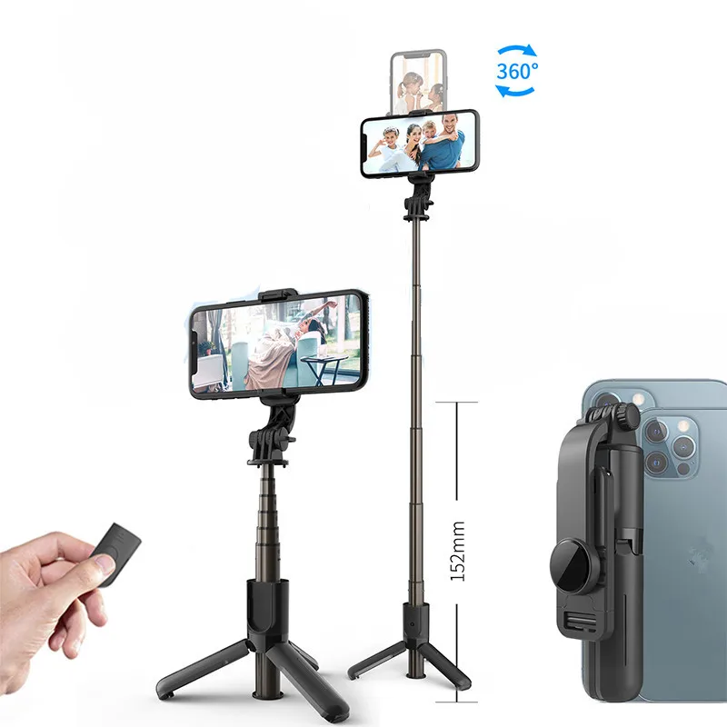 

Selfie Stick Mini Portable Foldable Tripod for Monopod Bluetooth-Compatible Selfie Stick with Wireless Remote Control