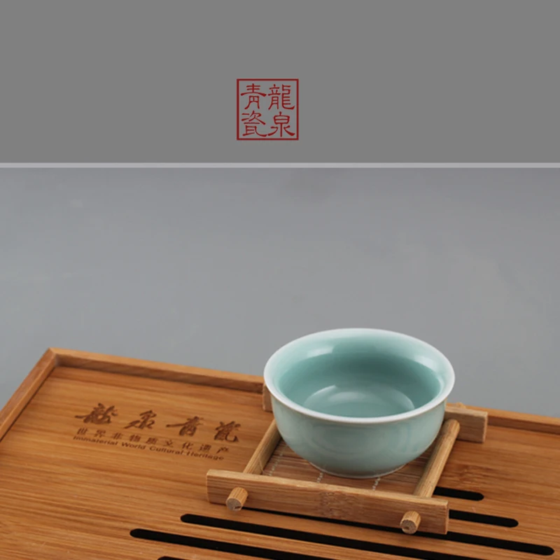 Цветочный изысканный каменный шлифовальный чайный набор ручной работы горшок