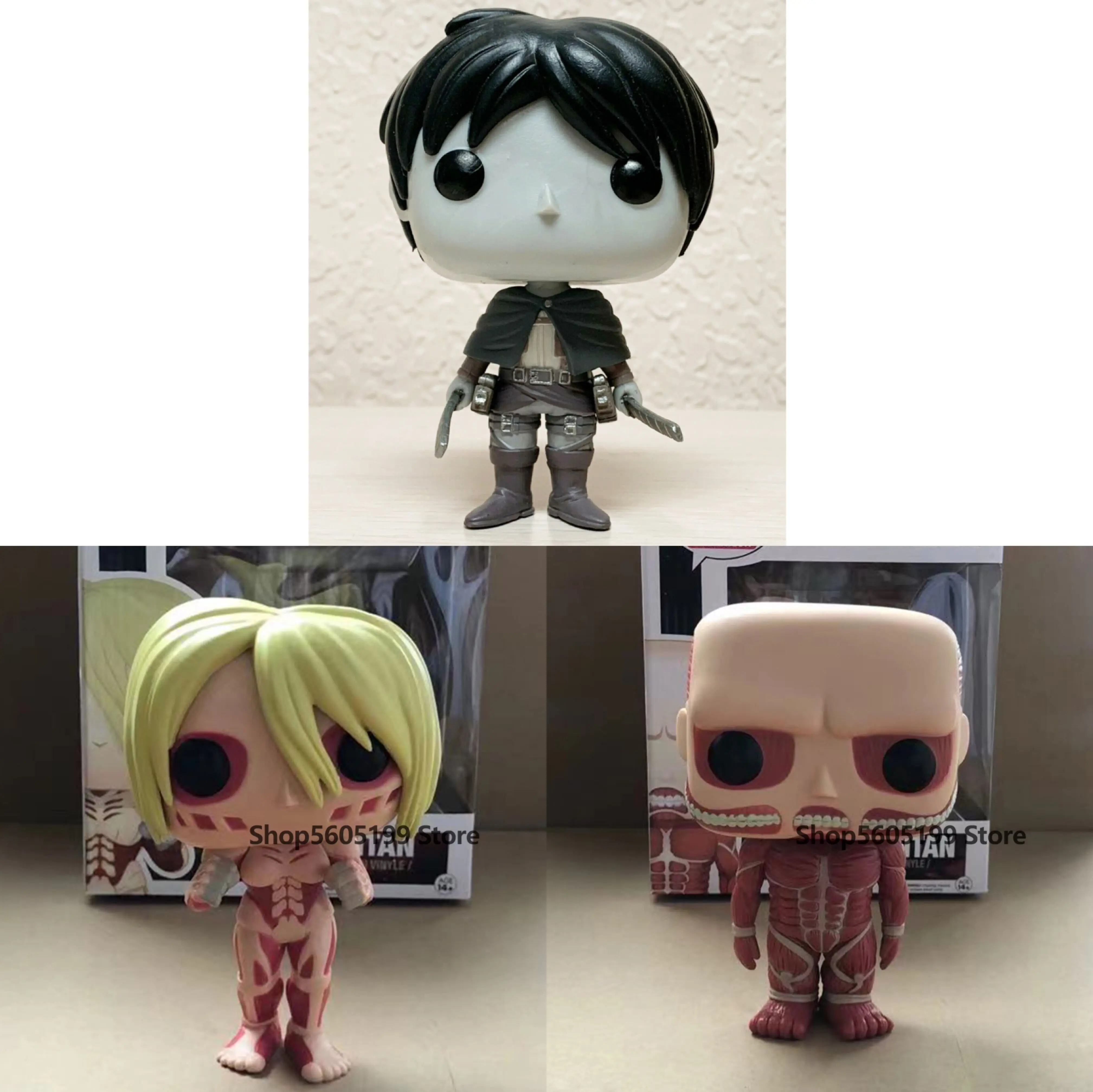 Титановые фигурки атака на Титанов 23 колосальный титан женские с коробкой