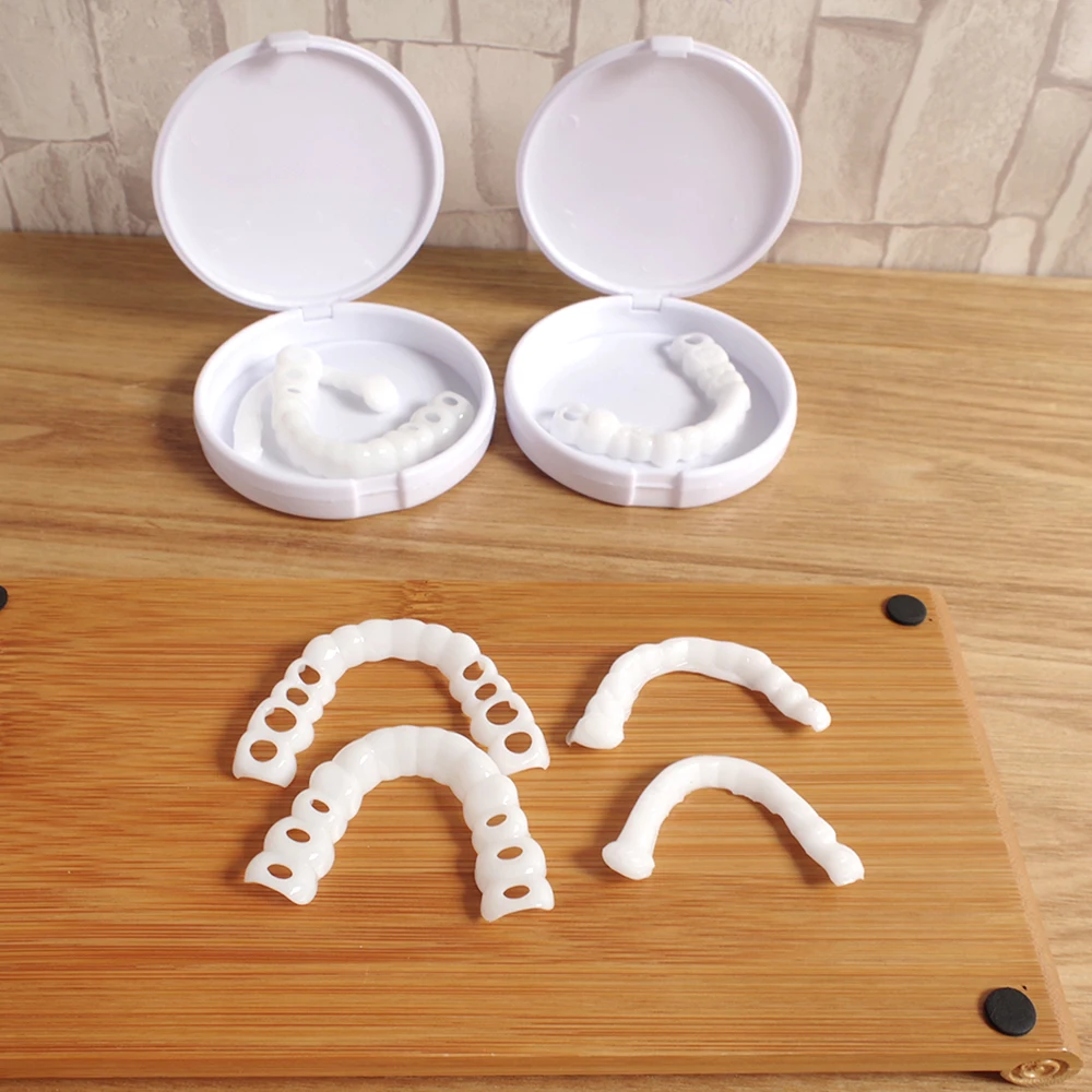 Верхние нижние виниры искусственные зубы отбеливание зубов имитация зубных