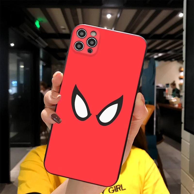 

For iPhone Red Eye Print Soft Matt Apple Case 6 7 8 11 12 Plus Pro X XR MAX 2021 Cover