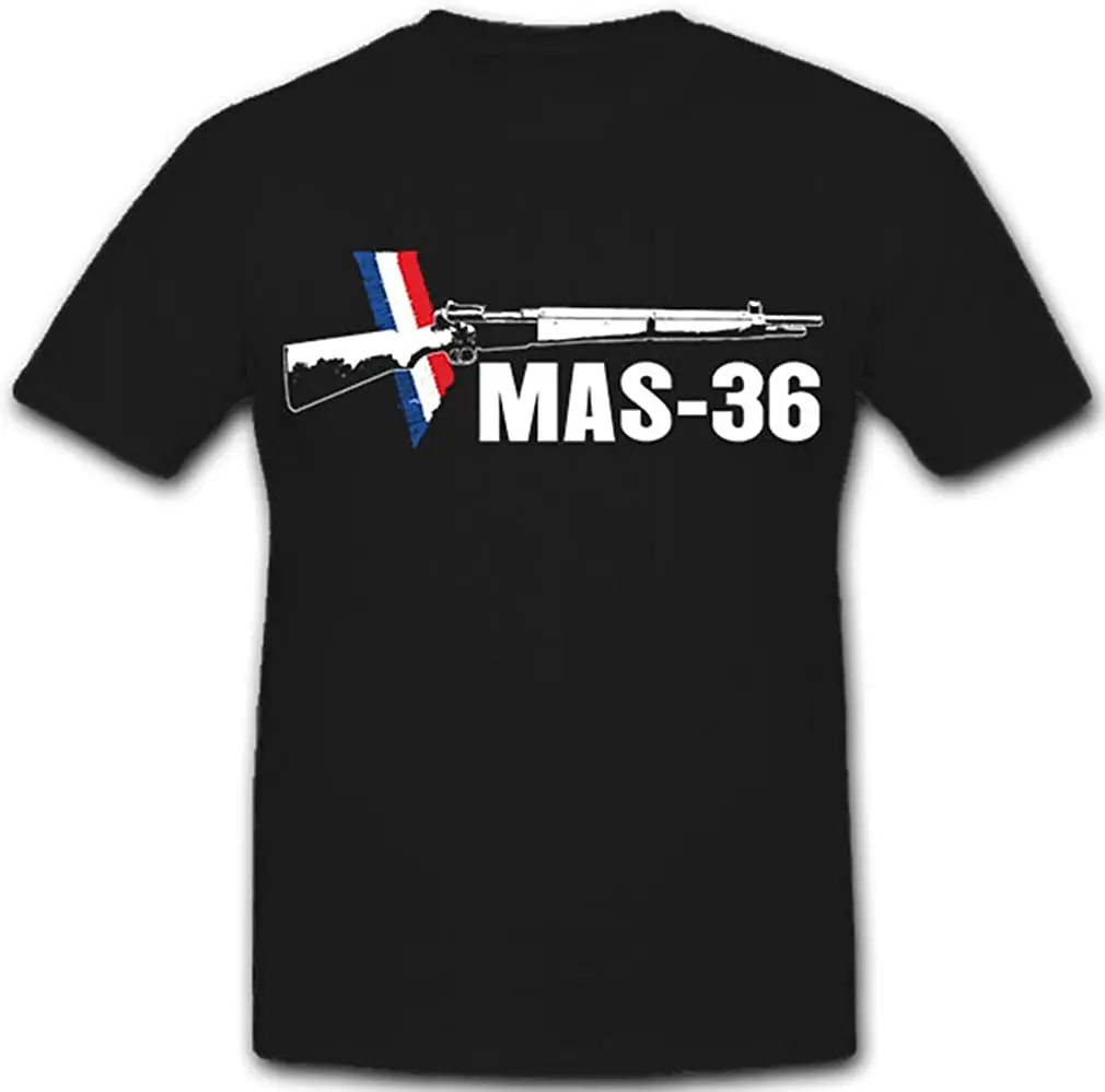 

MAS 36 France Army Rifle Multiple National De Short Casual 100% COTTON O-Neck Mens T Shirts