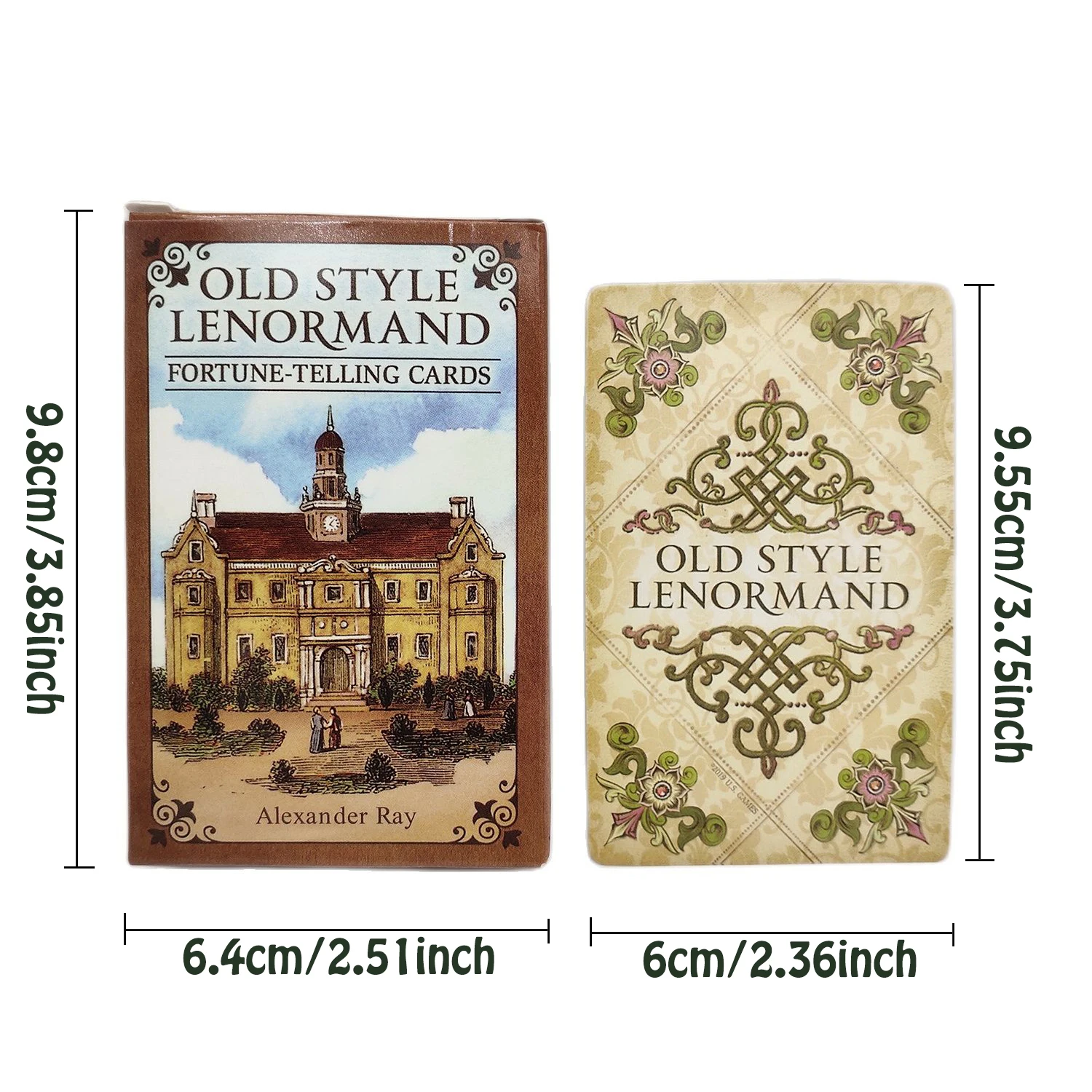 Старый стиль Lenormand Fortune karot Повседневная вечевечерние развлечения гадания Fate 38