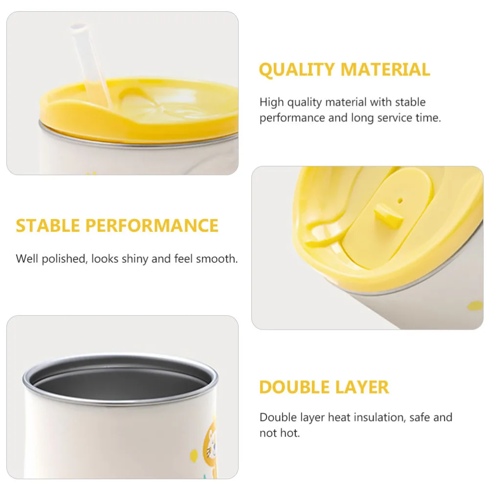 

Kids Cup Cartoon Creative Drink Water Cups Baby Training Learn Drinkware